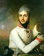Portrait du Prince Nikolaï Repnine-Volkonsky (1778-1845) en 1806.