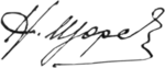 Signature de Nikolaï Chtchors