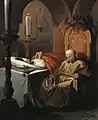 Ivan IV le Terrible près du corps de son fils Ivan Ivanovitch qu'il a tué lors d'une dispute, par Nikolaï Choustov en 1860.