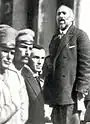 Nicolas Tcheidze à Petrograd en 1917