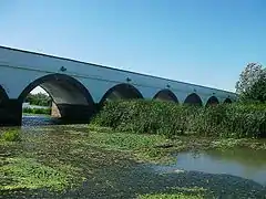 La rivière et le dessous des arches