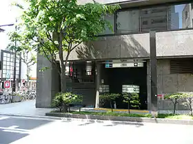 Entrée de la station Ningyōchō