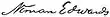 Signature de Ninian Edwards