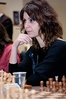 Nino Maisuradze,  championne de France d'échecs