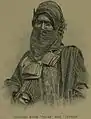 Niqab Touareg, illustration issue de Tombouctou la mystérieuse (1897)