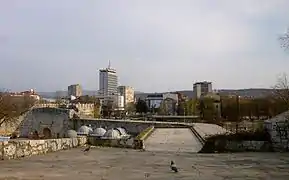 Vue générale du centre-ville depuis la forteresse.