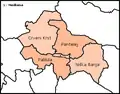 Les municipalités de la Ville de Niš.
