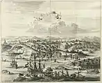 Nijni Novgorod, gravure de Pieter van der Aa, 1727