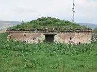 Vue d'une des grandes poudrières.