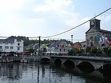 L'Eau Noire, le pont et l'église.