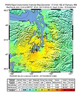 Image illustrative de l’article Séisme de 2001 de Nisqually