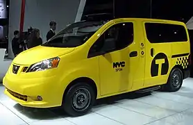 Version taxi de New York du NV200.