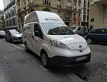 Véhicule de livraison électrique de la société Chronopost