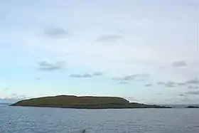 Vue de l'île, le 24 novembre 2009.