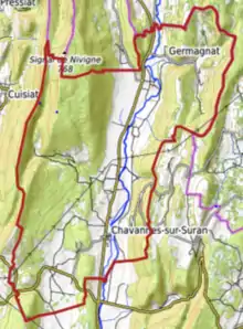 Carte topographique