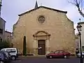 La façade de l'église, début de XVIIIe siècle.