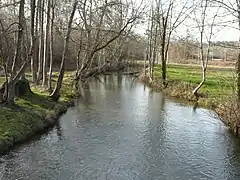 La Nizonne en limite de La Rochebeaucourt-et-Argentine et Combiers.