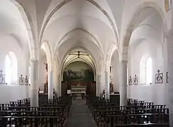 Intérieur de l'église.