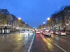 Avenue des Champs-Élysées.