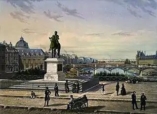 Vue prise du Pont Neuf à Paris