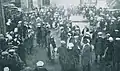 Danses bretonnes lors d'un mariage à Kerfourn en Pluméliau en 1928 (Le Nouvelliste du Morbihan).