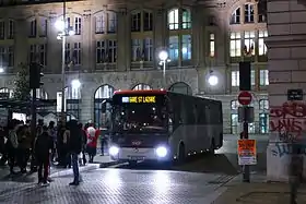 Noctilien N151 en gare de Paris-Saint-Lazare.