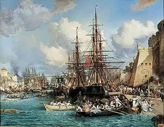 Port de Brest (1864, musée des Beaux-Arts de Brest).