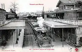 La gare de Nogent-sur-Marne, vers 1900.