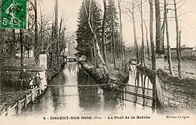 La Brèche à Nogent-sur-Oise en 1912.