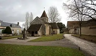 La place de l'Église, en 2007.