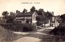 L'ancienne gare de Nointel - Saint-Aubin, sur la ligne de Rochy-Condé à Soissons