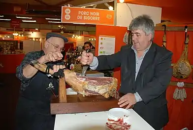 Jambon noir de Bigorre au SISQA 2013