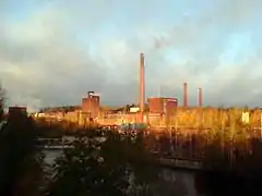 Centrale hydroélectrique de Nokia.