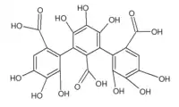 Image illustrative de l’article Acide nonahydroxytriphénique