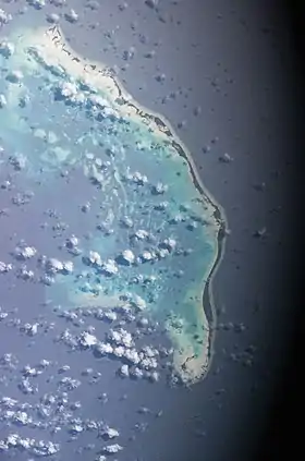 Image satellite de Nonouti.
