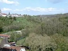 Route de Thiviers le long du Bandiat.