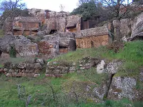 Nécropole rupestre de Norchia.