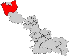 La quatorzième circonscription en 2010.