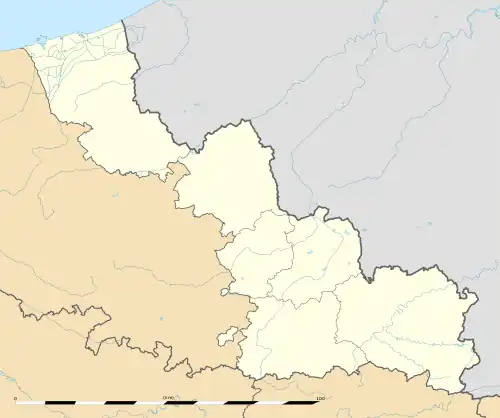 Bataille de Raismes is located in Nord