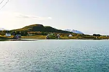 Vue vers Krøttøya depuis le nord