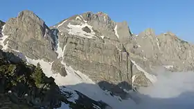 Vue de la face nord.