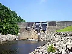 Le barrage Normandy.