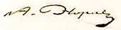 signature d'Avraam Norov
