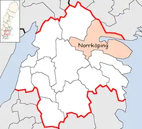 Localisation de Norrköping
