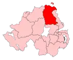 A large constituency in the north of the county.