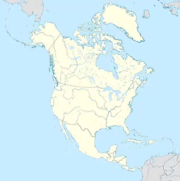 Carte d'Amérique du Nord