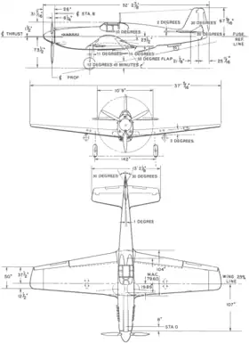 vue en plan de l’avion