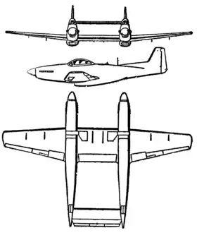 vue en plan de l’avion