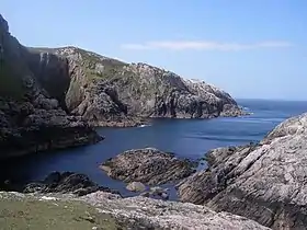 Côte nord de l'île de Scarp