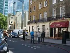 North Gower Street, utilisée pour tourner les scènes situées à Baker Street